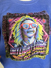 Load image into Gallery viewer, Medium blue beetle unisex crewneck vibrant colors