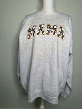 Load image into Gallery viewer, Sale! XL Ghost mama unisex light grey crewneck