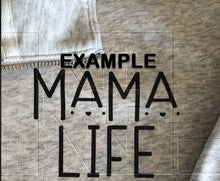 Load image into Gallery viewer, Mama Life with hearts SVG file, Mom Life SVG, Motherhood, Silhouette Cameo, Cricut Cut File, Mama Life digital file, Mom Life digital file