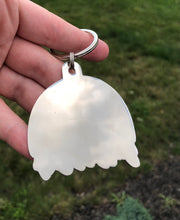 Load image into Gallery viewer, Rainbow good vibes only metal keychain