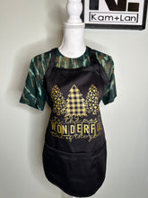 Load image into Gallery viewer, Adorable Aprons! It’s the most wonderful time of the year black apron!