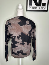 Load image into Gallery viewer, Small be kind black/dark grey bleached unisex crewneck