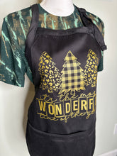 Load image into Gallery viewer, Adorable Aprons! It’s the most wonderful time of the year black apron!