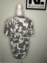 Load image into Gallery viewer, Medium I’m a cool dog mom unisex bleached dark green tshirt