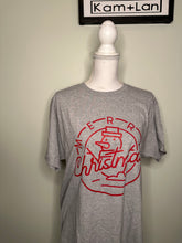 Load image into Gallery viewer, Large merry christmas grey unisex tshirt
