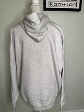 Load image into Gallery viewer, SALE! XL Salem university unisex hoodie in oatmeal/ grey color
